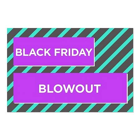CGSignLab | Black Friday Blowout -בלוק מודרני נצמד חלון | 36 x24